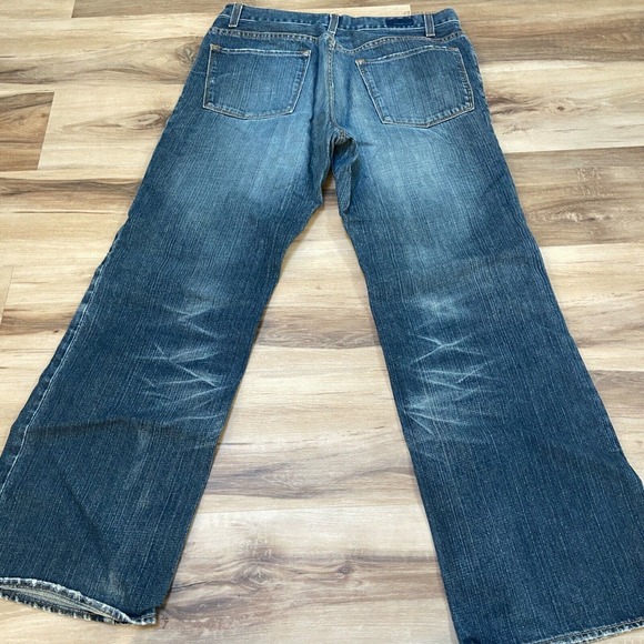 Material London Mens Jeans 32 x 30 Classic Fit Dark Wash Denim - Picture 7 of 8